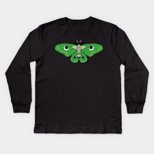 Pride Moths: Aromantic Kids Long Sleeve T-Shirt